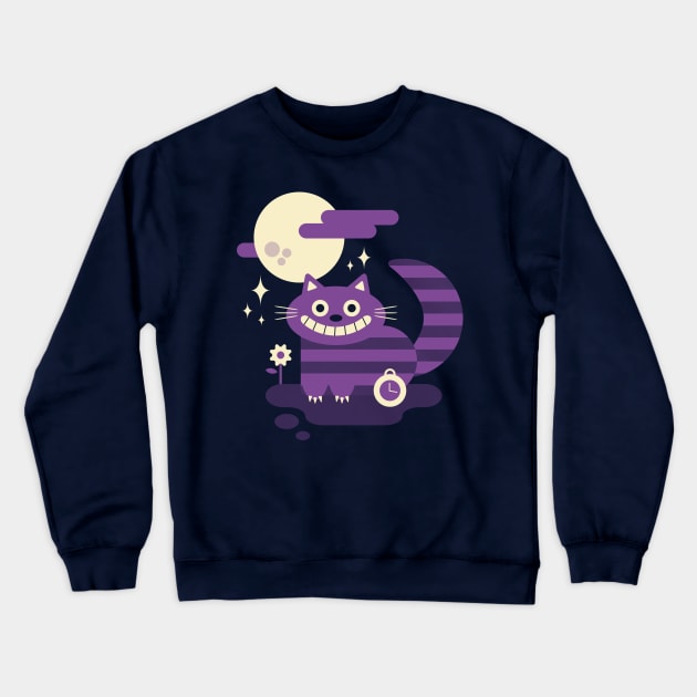 Cute mad cat Crewneck Sweatshirt by paulagarcia